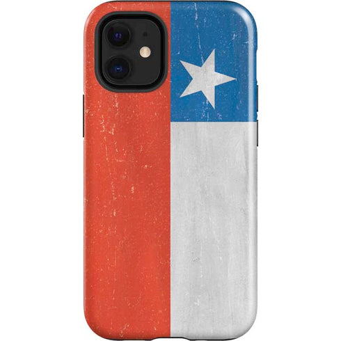 Chile Flag Distressed iPhone 12 Mini Impact Case